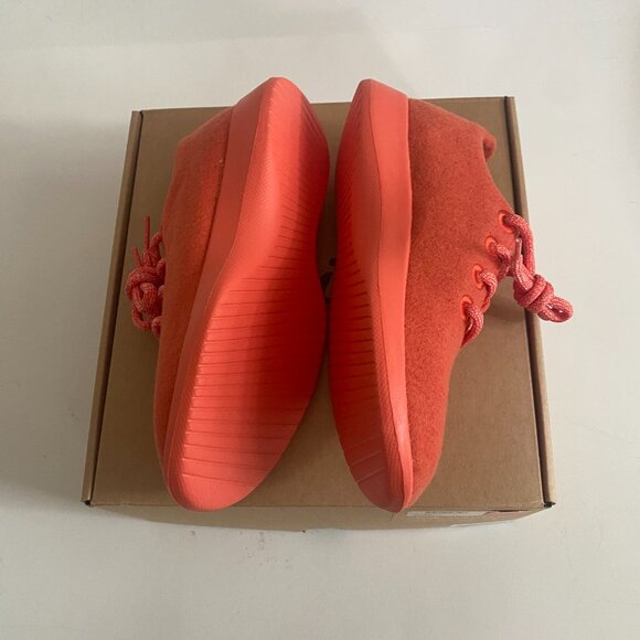 NWT Allbirds Wool Sneakers Women's Size 6 Kea Red Wool Runners Lined WRZWKRRO60 - Picture 8 of 16
